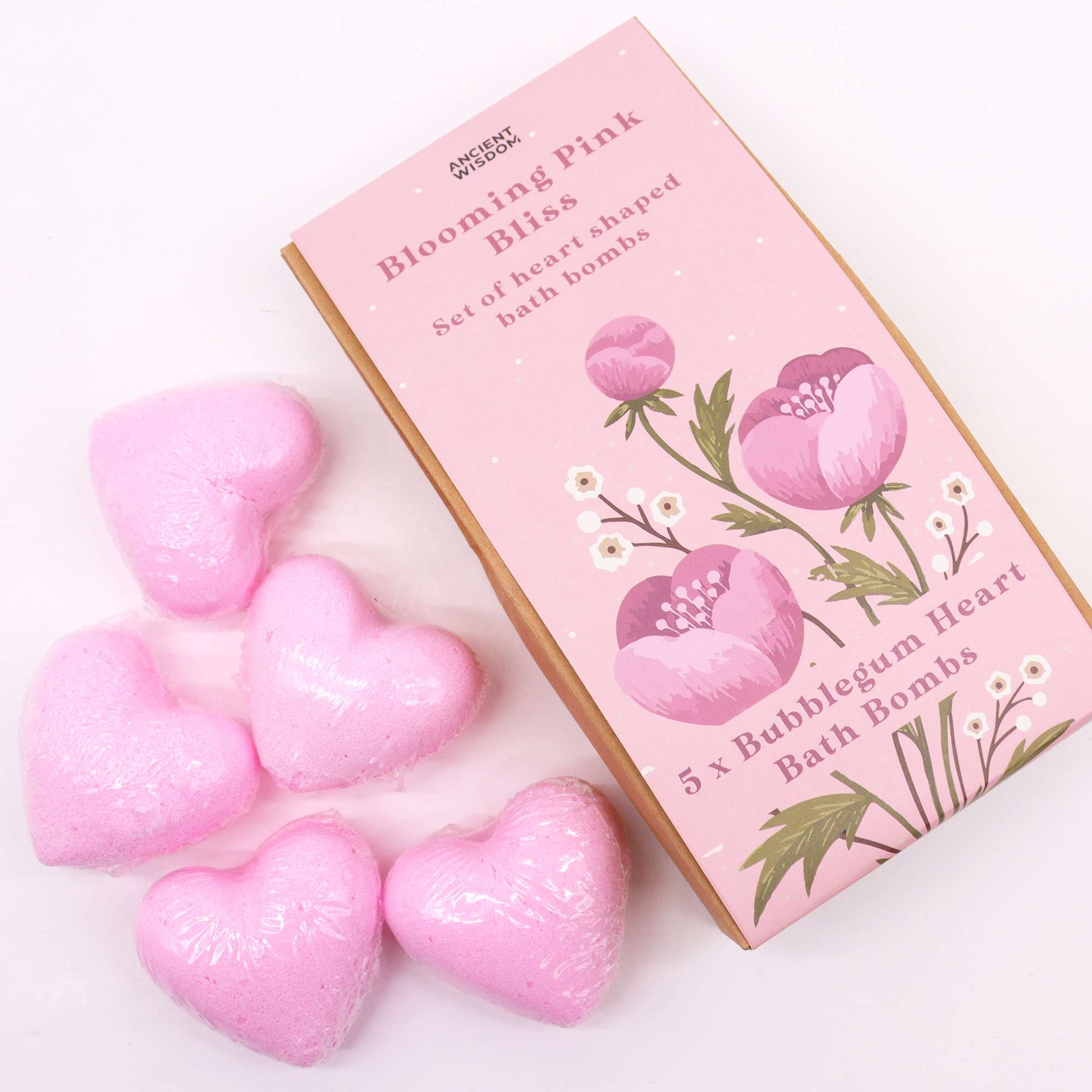 Pack of 5 Bath Bombs - Bubblegum