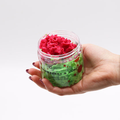 Strawberry & Kiwi Moisturising Whipped Soap - 120g - Bath & Soak