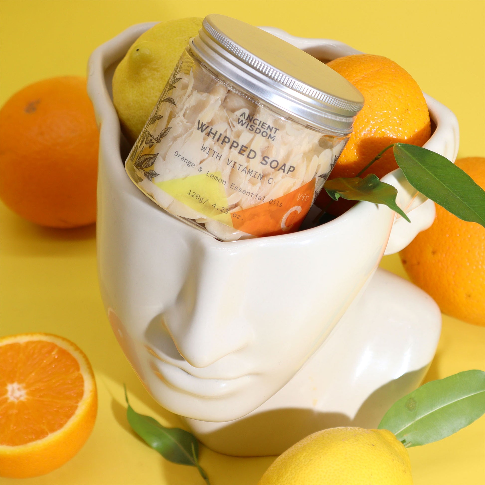 Vitamin C Aromatherapy Whipped Soap With Essential Oils - 120g