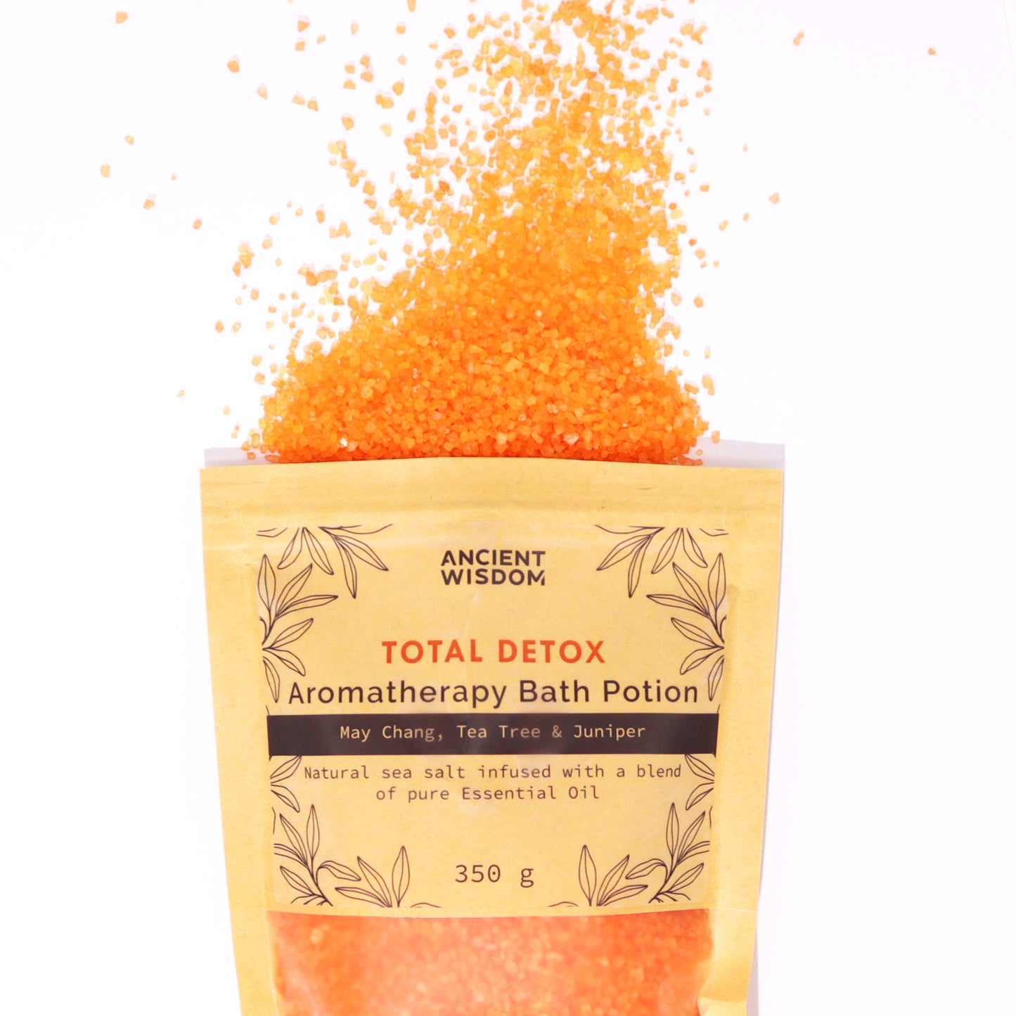 May Chang, Tea Tree & Juniper Aromatherapy Bath Salt - 350g - Bath & Soak