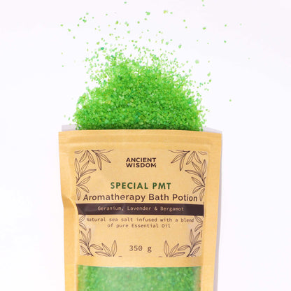 Geranium, Lavender & Bergamot Aromatherapy Bath Salt - 350g - Bath & Soak