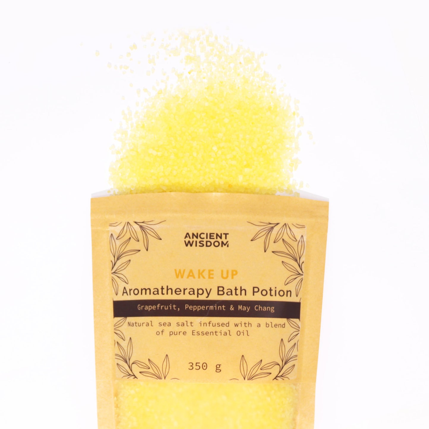 Grapefruit, Peppermint & May Chang Aromatherapy Bath Salt - 350g - Bath & Soak