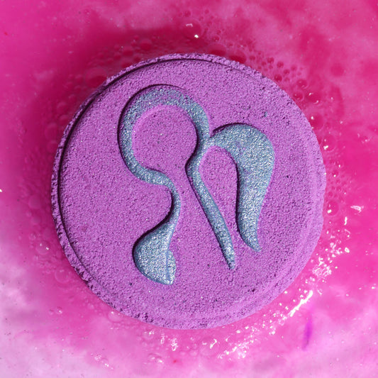 Virgo Zodiac Bath Fizzers With Horoscope - 300g