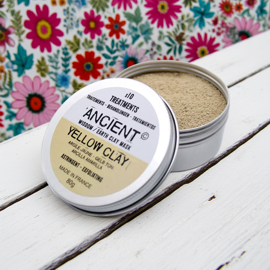 Yellow Clay Face Mask: Deep Cleanse & Detox - 80g