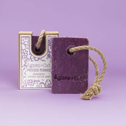 Soap On A Rope: Pressed Peonies - 150g