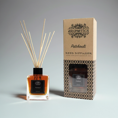 Essential Oil Reed Diffuser: Patchouli - 200ml