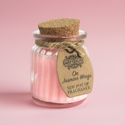 Fragrance Candle Pots: On Jasmine Wings - (Set of 2)