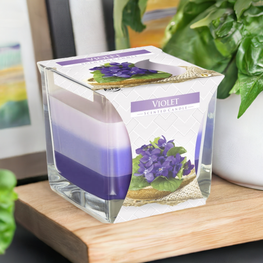 Violet Rainbow Scented Candle - 570g - Bath & Soak