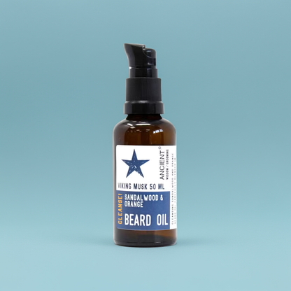 Viking Musk Beard Oil: Orange & Sandalwood - 50ml