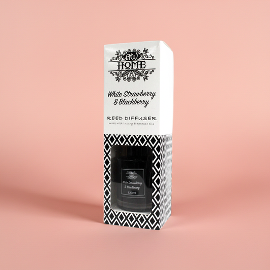 Fragrance Reed Diffuser: White Strawberry & Blackberry - 120ml