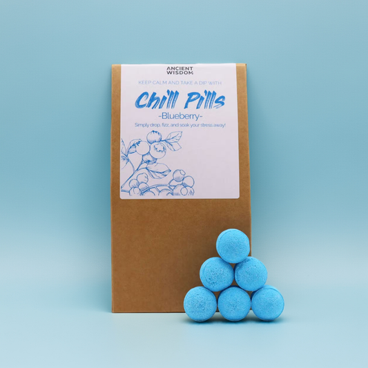 Pack of 30 Mini Bath Bombs - Blueberry