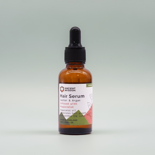 Organic Peppermint Hair Serum: Thicker, Healthier Hair - 30ml