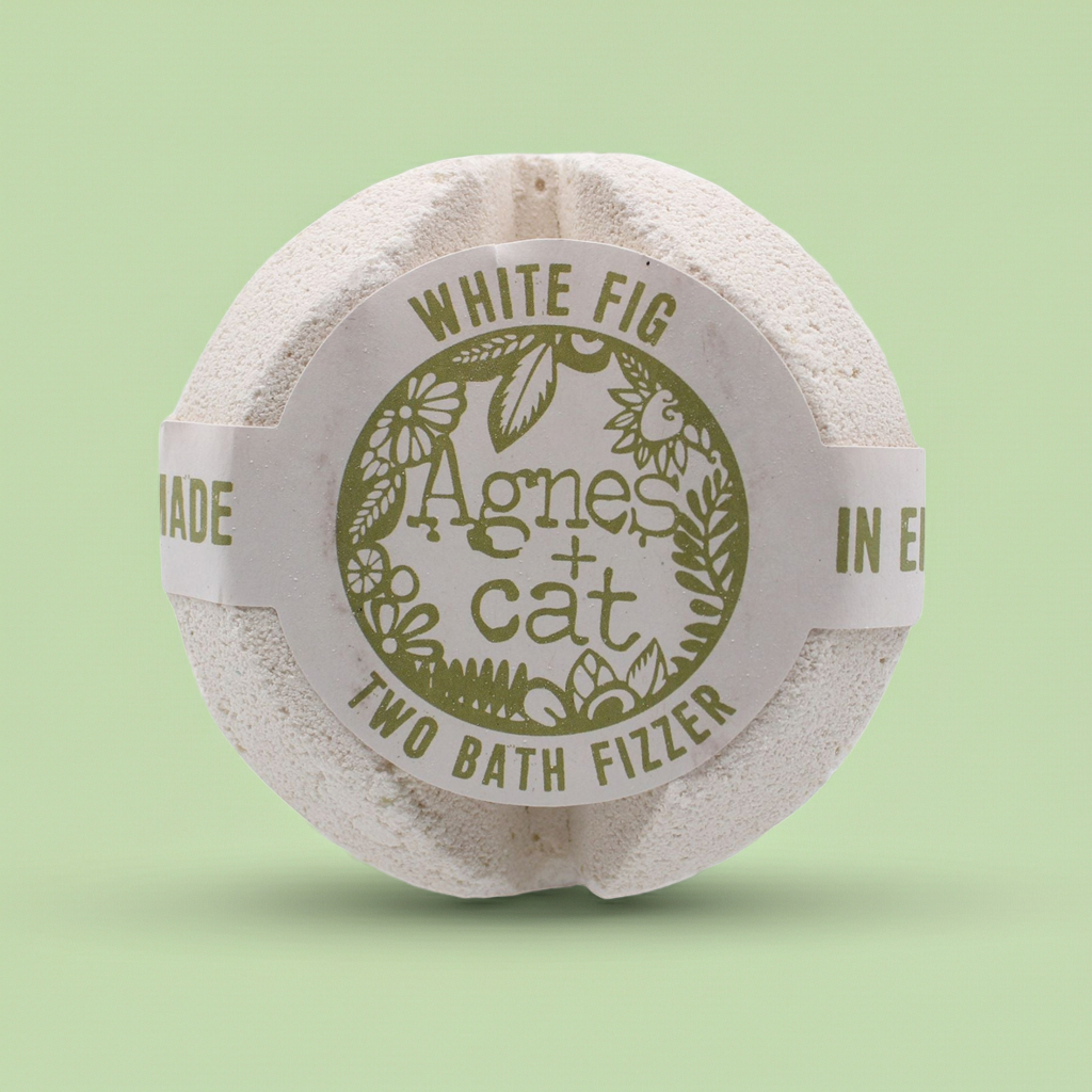 Agnes + Cat Bath Fizzer: White Fig - 210g
