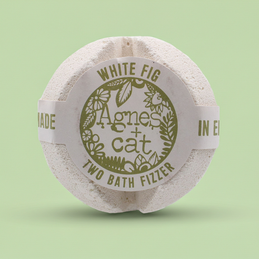 Agnes + Cat Bath Fizzer: White Fig - 210g