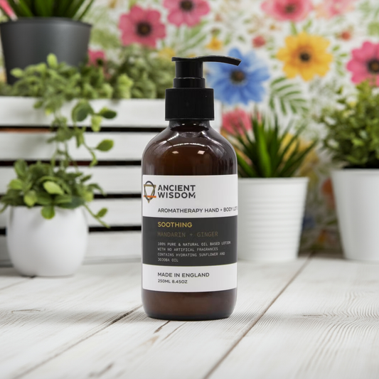 Mandarin & Ginger Aromatherapy Hand & Body Lotion - 250ml - Bath & Soak