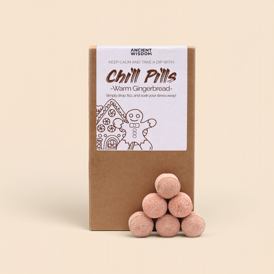 Pack of 30 Mini Bath Bombs - Warm Gingerbread