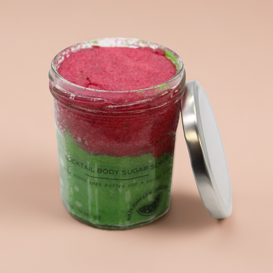 Watermelon Daiquiri Exfoliating Sugar Body Scrub: Silky Smooth Skin - 300g