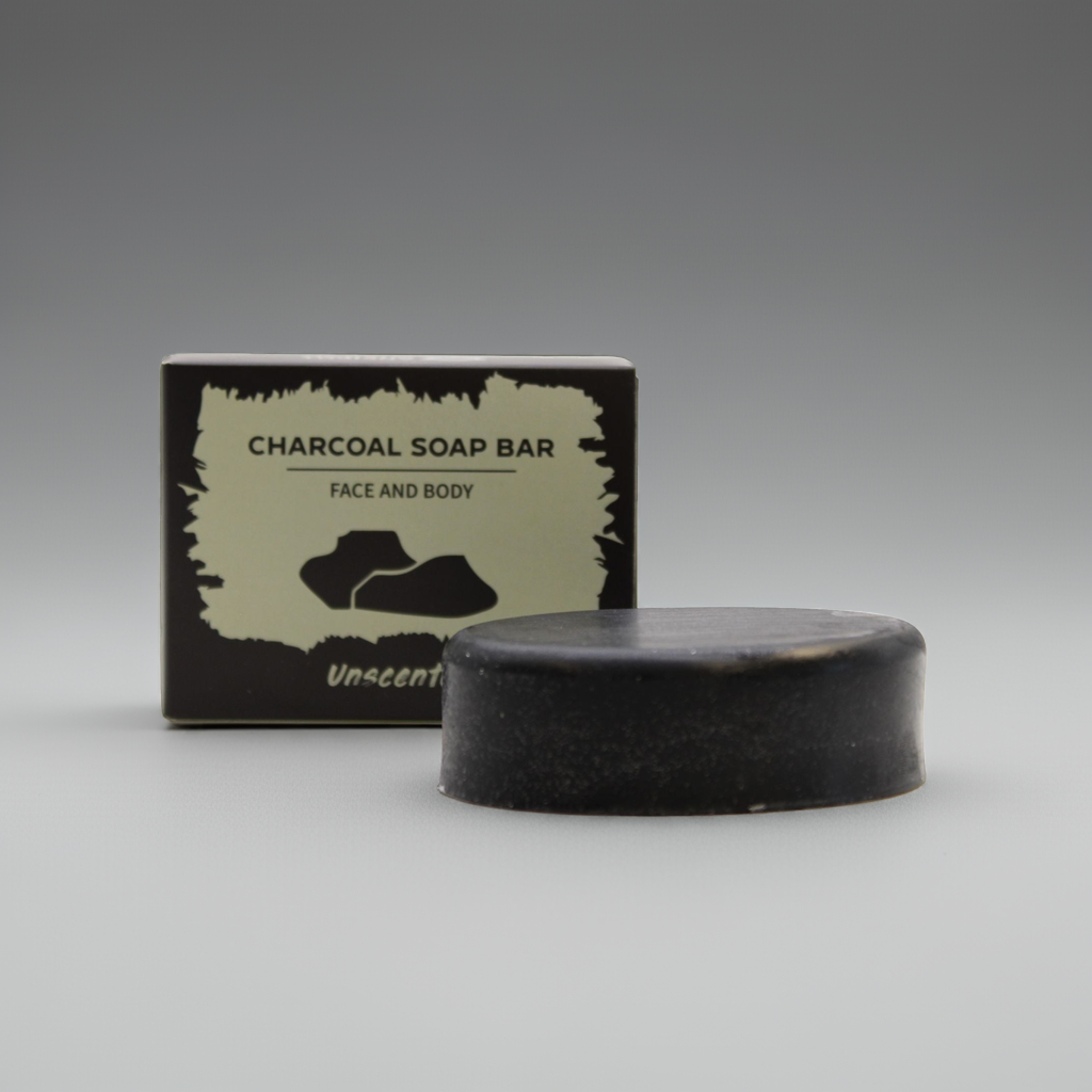 Charcoal Soap: Fragrance Free - 85g