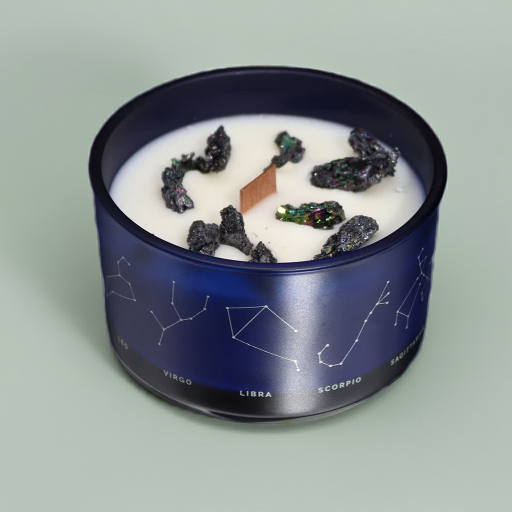 Zodiac Crystal Candle: Taurus
