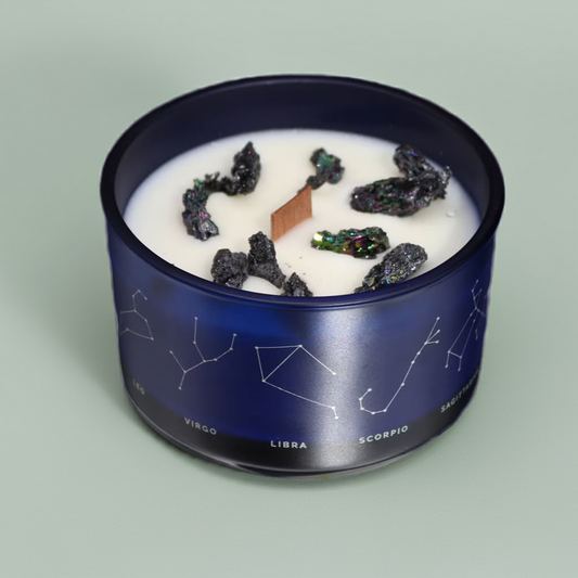 Zodiac Crystal Candle: Taurus