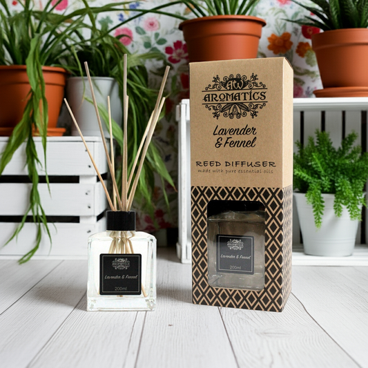 Lavender & Fennel Diffuser: Calming Aroma - 200ml