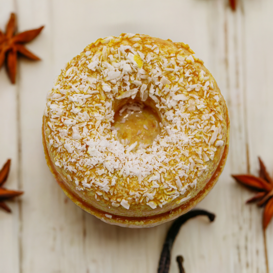 Cinnamon & Vanilla Doughnut Bath Bomb - 180g