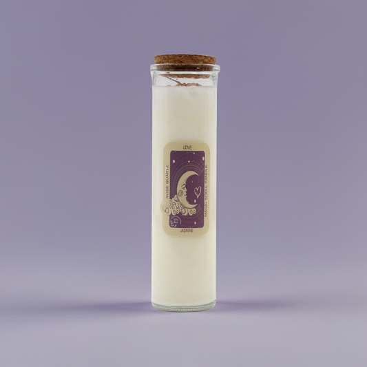 Magic Spell Candle: Love - Rose Quartz