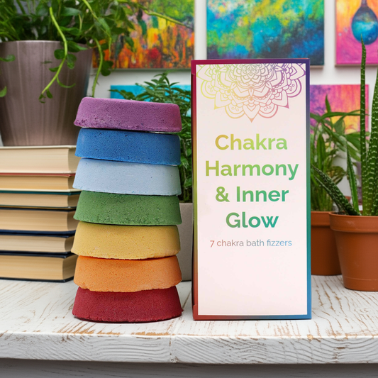 Chakra Bath Bomb Fizzers With Essential Oils - Bath & Soak