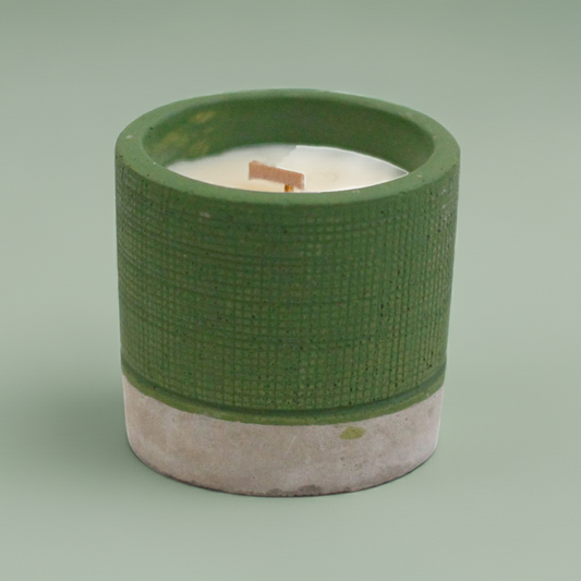 Concrete Candle - Sea Moss & Herbs