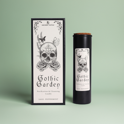 Ancient Witch Ritual Candles: Gothic Garden