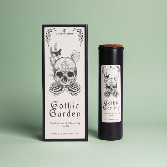 Ancient Witch Ritual Candles: Gothic Garden