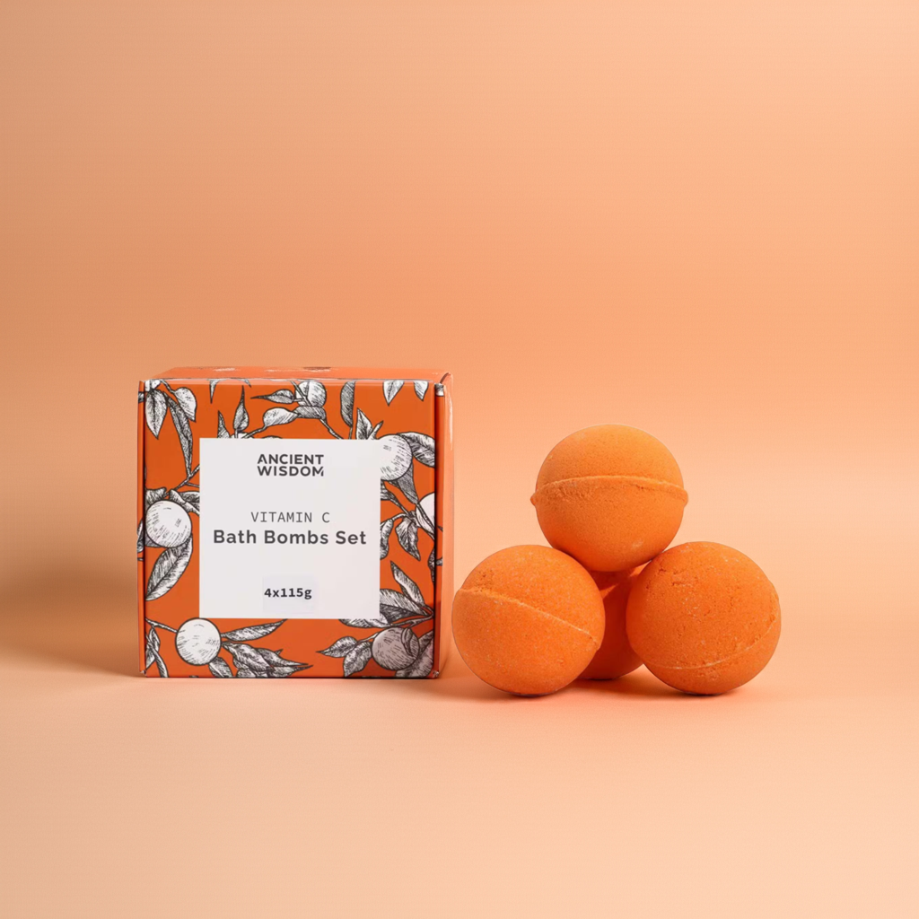 Vitamin C Infused Bath Bomb Set Of 4