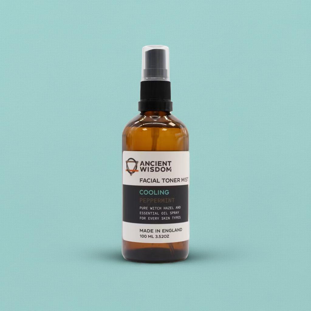 Witch Hazel & Peppermint Toner: Calm & Hydrate Skin - 100ml