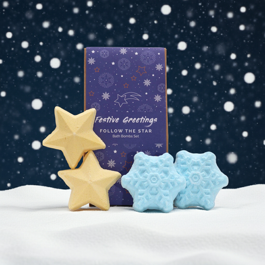 Christmas Bath Bomb Gift Pack: Follow the Star