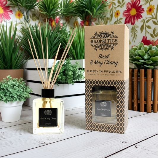 Basil & Maychang Diffuser: Uplifting Aroma - 200ml