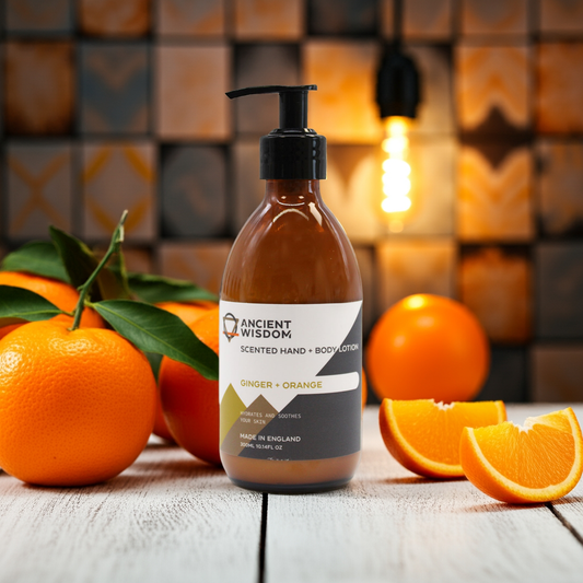 Ginger + Orange Scented Hand & Body Lotion - 300ml - Bath & Soak