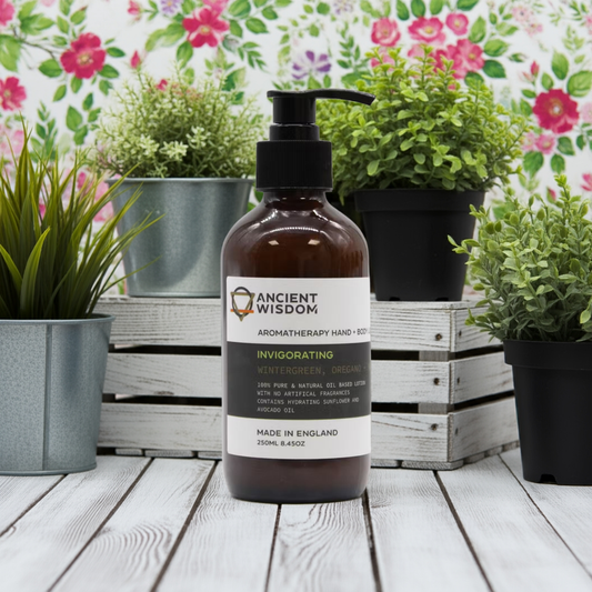 Wintergreen, Oregano & Thyme Aromatherapy Hand & Body Lotion - 250ml - Bath & Soak