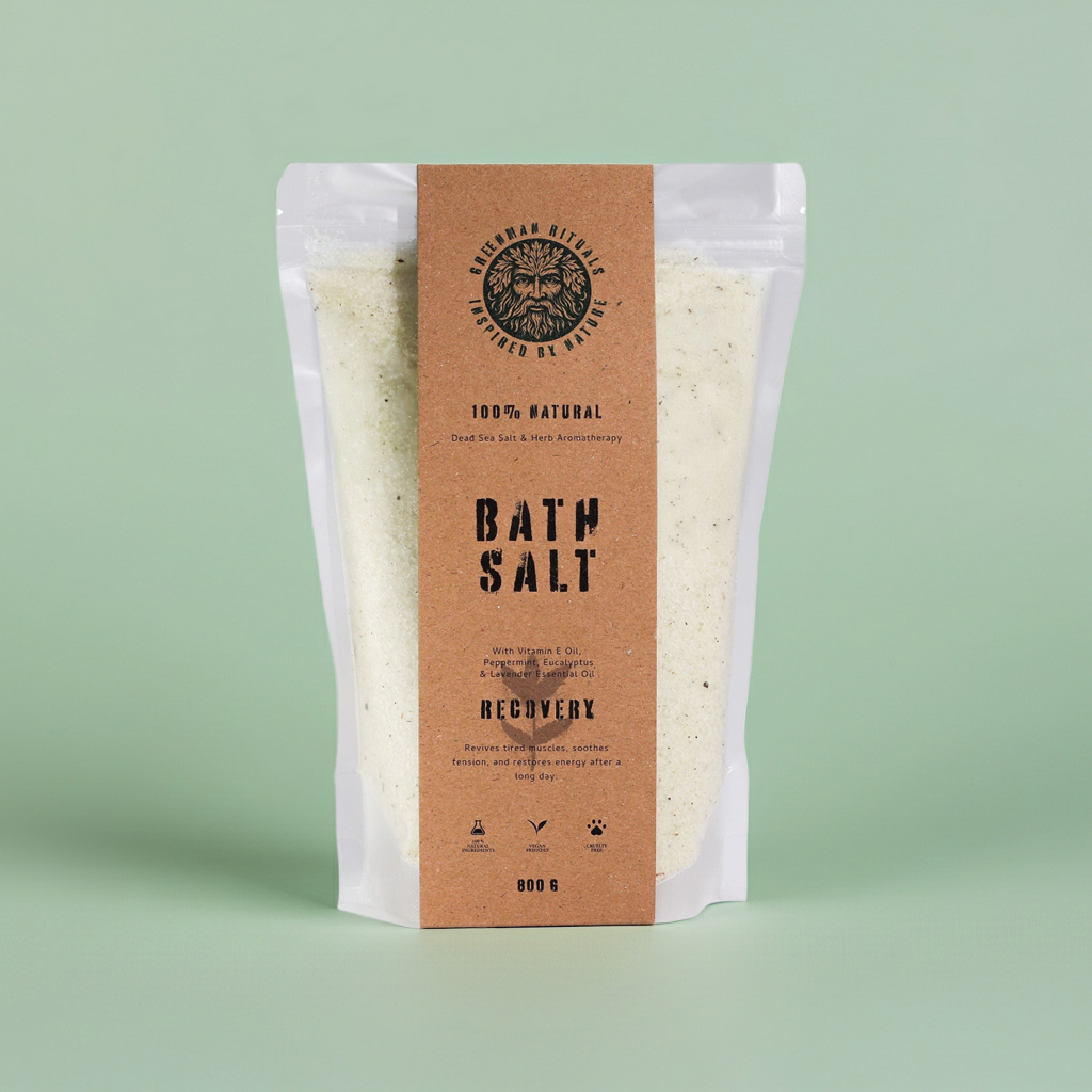 Menthol Epsom Bath Salts: Recovery – 800g