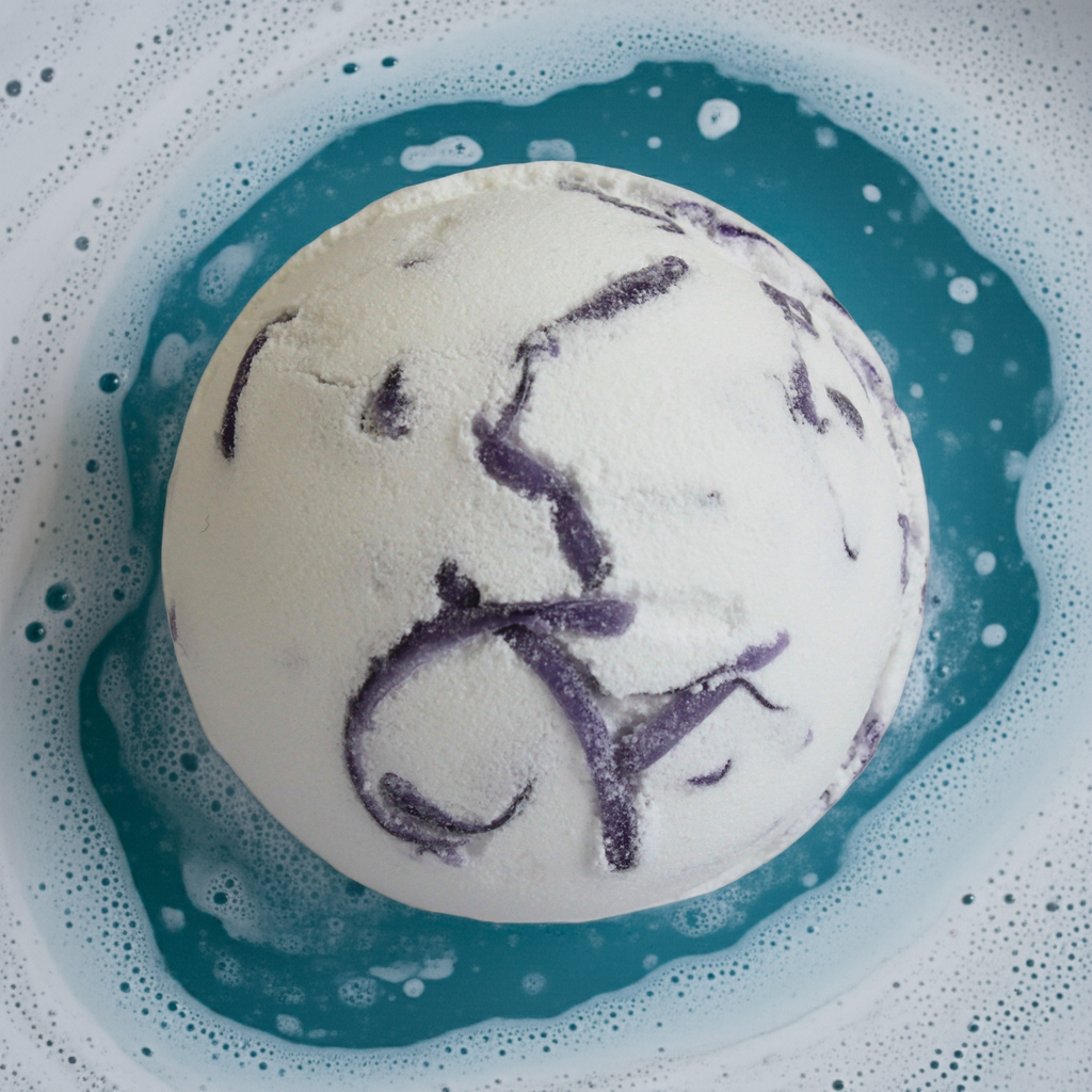Mangosteen Bath Bomb + Coconut Butter - 180g