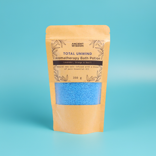 Aromatherapy Bath Salt: Lavender, Orange & Basil - 350g