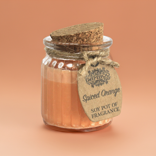 Fragrance Candle Pots: Spiced Orange - (Set of 2)