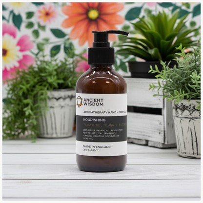 Tangerine, Ylang & Patchouli Aromatherapy Hand & Body Lotion - 250ml - Bath & Soak