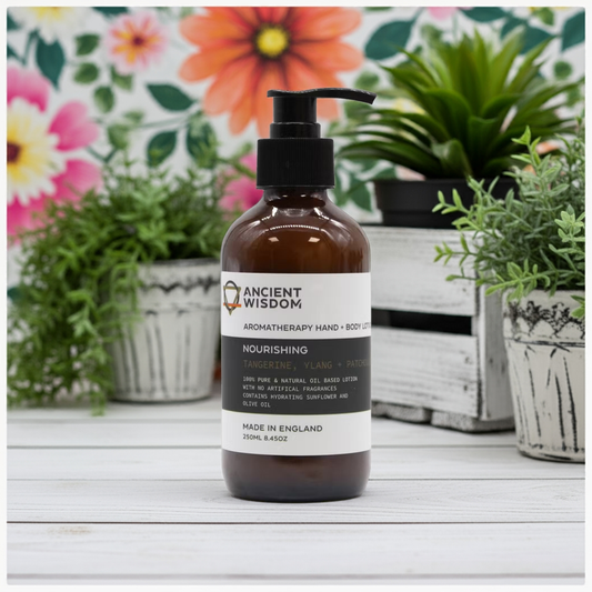 Tangerine, Ylang & Patchouli Aromatherapy Hand & Body Lotion - 250ml - Bath & Soak