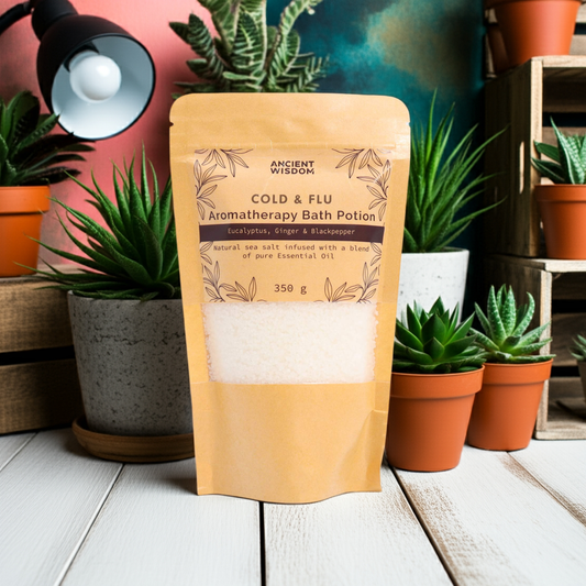 Eucalyptus, Ginger & Blackpepper Aromatherapy Bath Salt - 350g - Bath & Soak