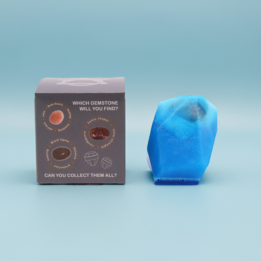 Crystal Elemental Soap: Water & Ice - Approx 113g