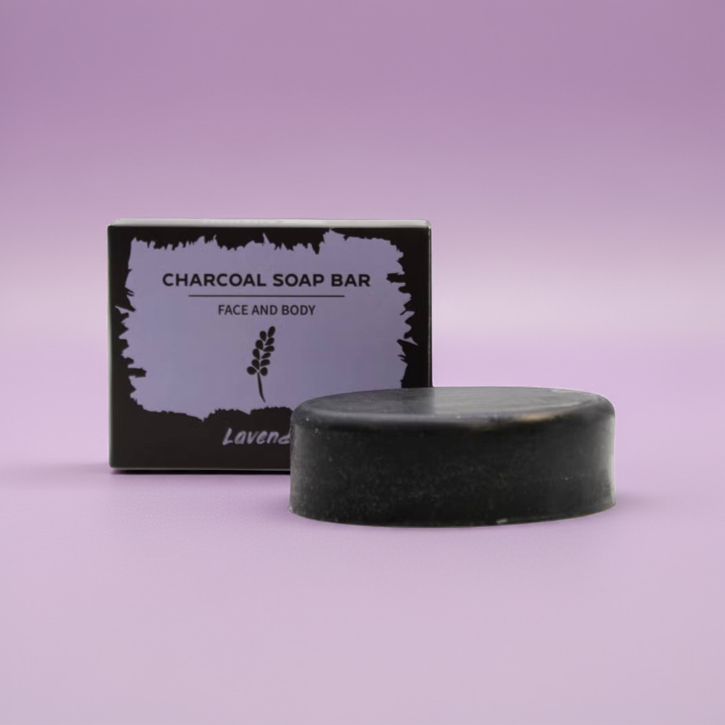 Charcoal Soap: Lavender - 85g