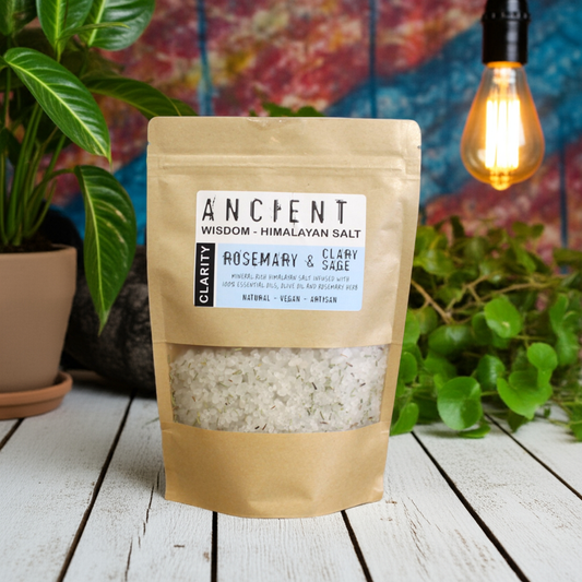 Rosemary & Clary Sage Aromatherapy Himalayan Bath Salt - 500g - Bath & Soak