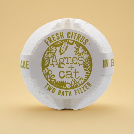Agnes + Cat Bath Fizzer: Fresh Citrus - 210g