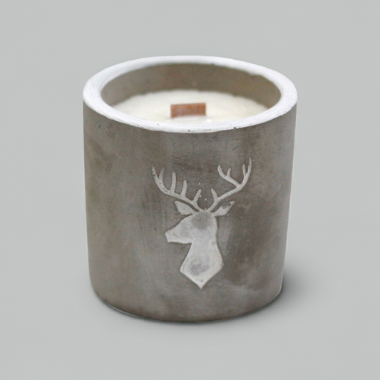 Concrete Candle - Whiskey & Woodsmoke