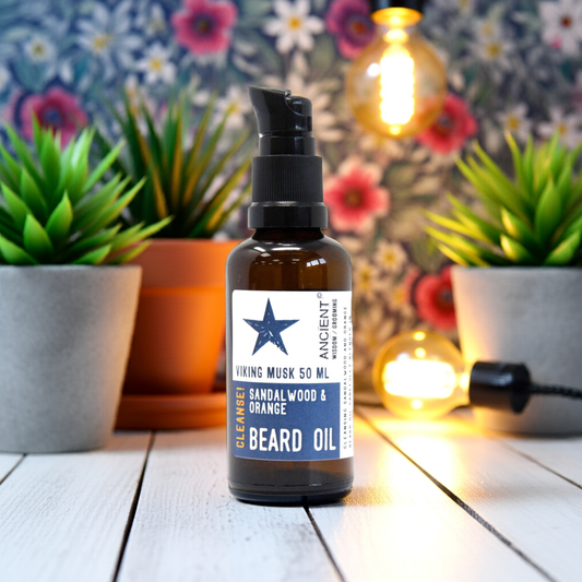 Viking Musk Beard Oil: Softens & Styles - 50ml